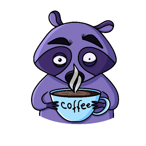 😴 Стикер «Енотя» для Telegram