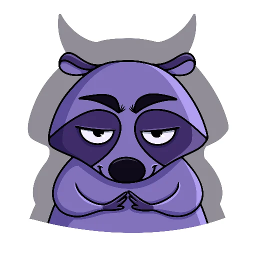 😈 Стикер «Енотя» для Telegram