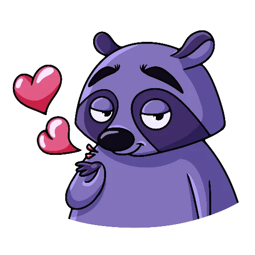 😘 Стикер «Енотя» для Telegram