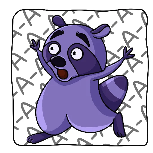 😵 Стикер «Енотя» для Telegram