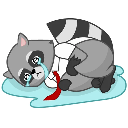 😢 Стикер «Енот Матвей» для Telegram
