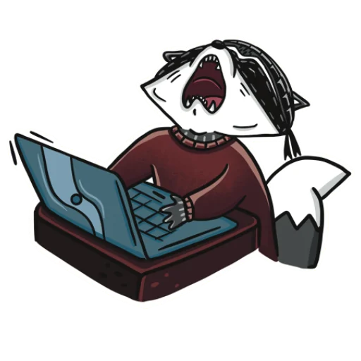 🤯 Стикер «Енот-Обормот» для Telegram