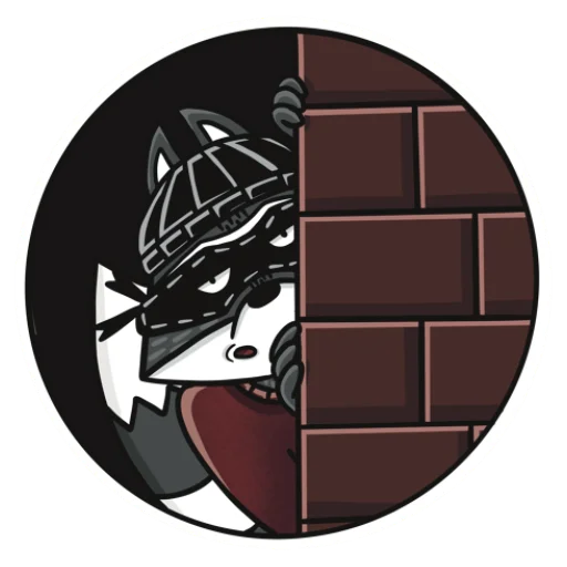 🥲 Стикер «Енот-Обормот» для Telegram