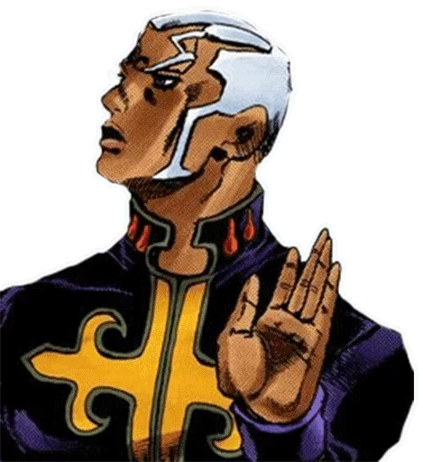 ✝ Стикер «Enrico Pucci» для Telegram