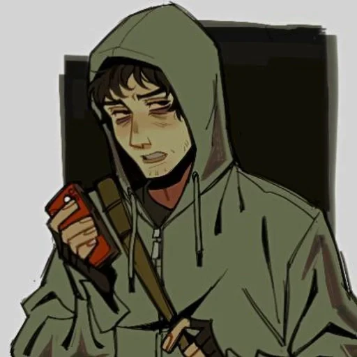 😓 Стикер «Cry of Fear» для Telegram