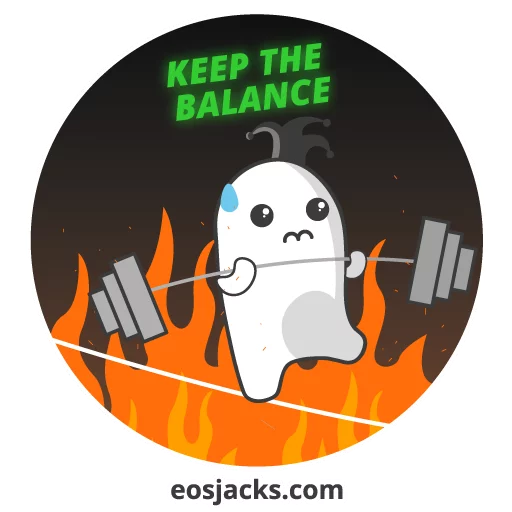 😬 Стикер «eosjacks» для Telegram