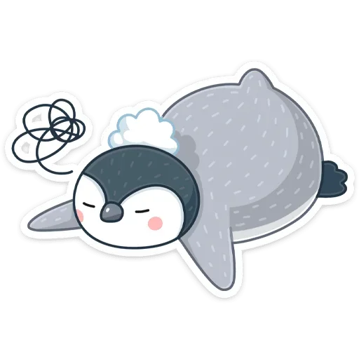 😴 Стикер «Пингвин Эйпи» для Telegram