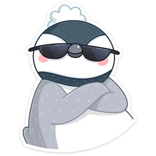 😎 Стикер «Пингвин Эйпи» для Telegram