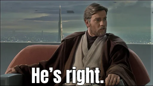 🙂 Стикер «Revenge of the Sith (Part 1)» для Telegram