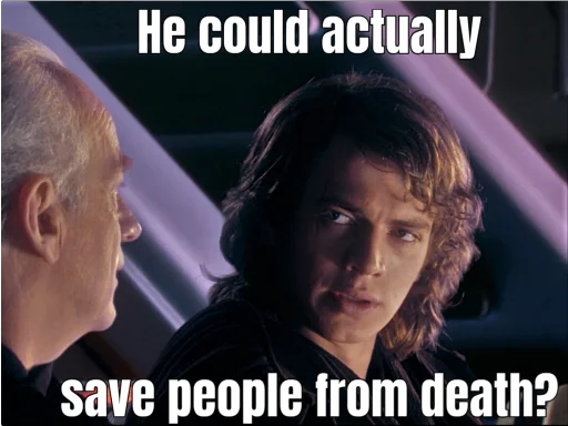 🤨 Стикер «Revenge of the Sith (Part 1)» для Telegram