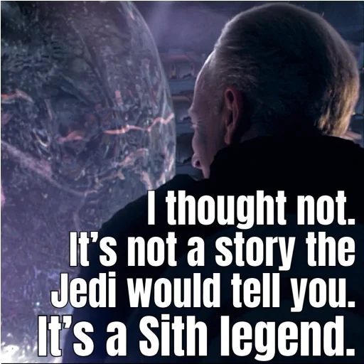 🧙‍♂ Стикер «Revenge of the Sith (Part 1)» для Telegram