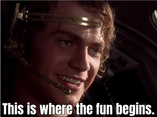 😏 Стикер «Revenge of the Sith (Part 1)» для Telegram