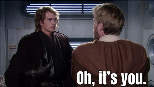 😯 Стикер «Revenge of the Sith (Part 1)» для Telegram