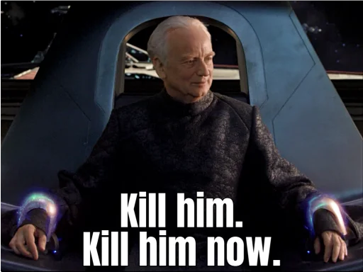 😈 Стикер «Revenge of the Sith (Part 1)» для Telegram