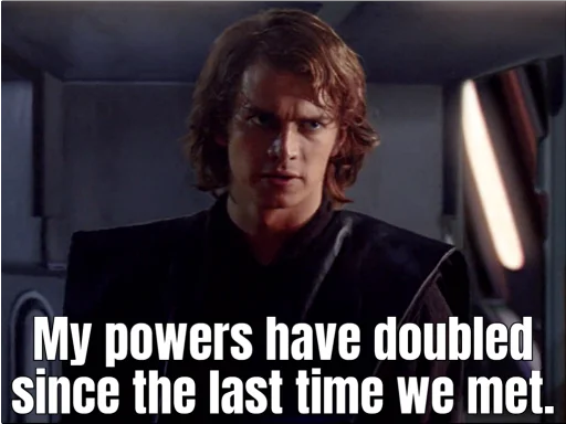 😤 Стикер «Revenge of the Sith (Part 1)» для Telegram
