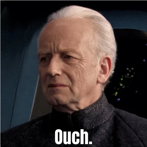 😕 Стикер «Revenge of the Sith (Part 1)» для Telegram