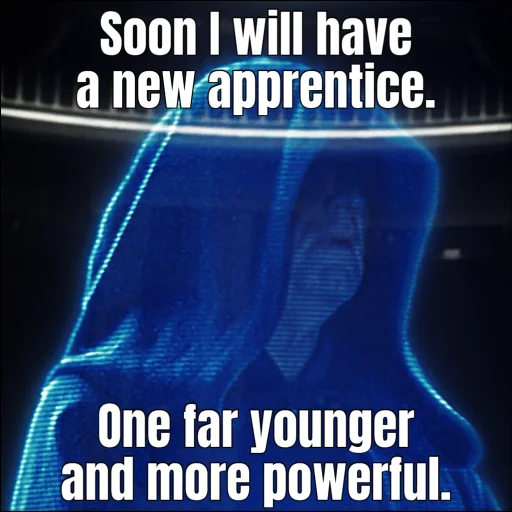 😈 Стикер «Revenge of the Sith (Part 1)» для Telegram