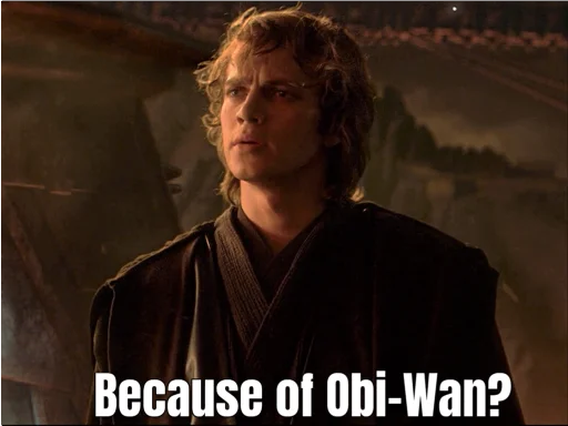 🤨 Стикер «Revenge of the Sith (Part 2)» для Telegram