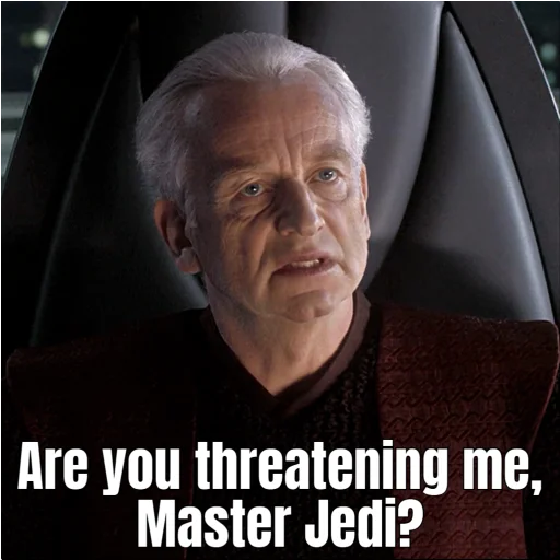 🤨 Стикер «Revenge of the Sith (Part 2)» для Telegram