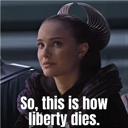 😥 Стикер «Revenge of the Sith (Part 2)» для Telegram