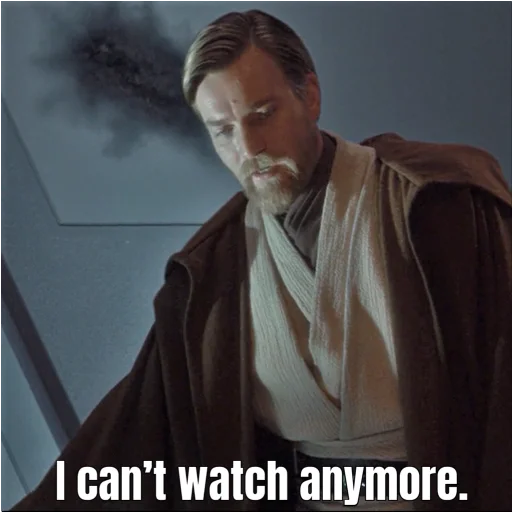 🙈 Стикер «Revenge of the Sith (Part 2)» для Telegram