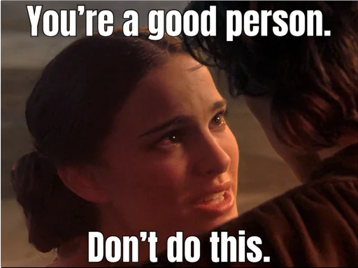🙅‍♂ Стикер «Revenge of the Sith (Part 2)» для Telegram