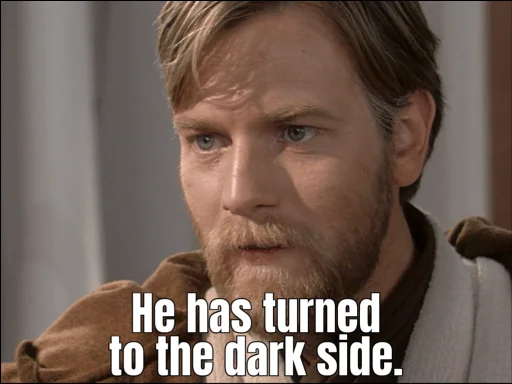 🖤 Стикер «Revenge of the Sith (Part 2)» для Telegram