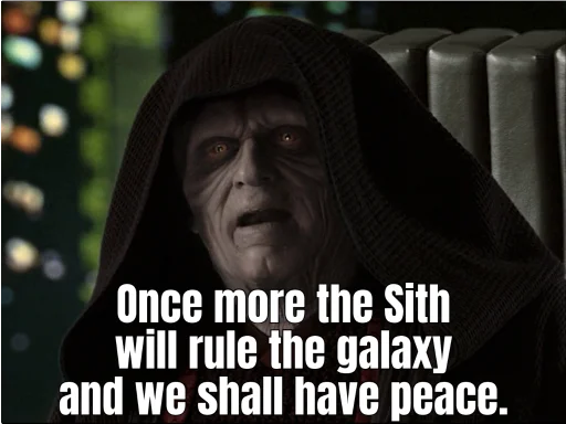 😌 Стикер «Revenge of the Sith (Part 2)» для Telegram