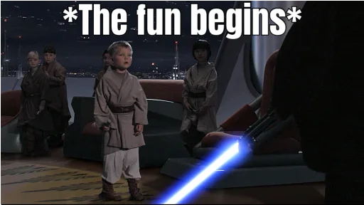 😏 Стикер «Revenge of the Sith (Part 2)» для Telegram