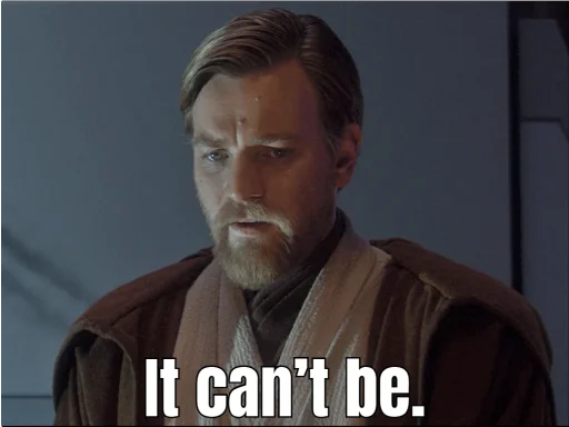 😱 Стикер «Revenge of the Sith (Part 2)» для Telegram