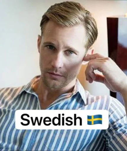 🇸🇪 Стикер «PEGEN» для Telegram