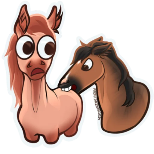 ⚡️ Стикер «Рандомный коник» для Telegram