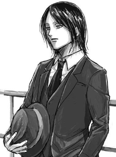 🌠 Стикер «Eren Yaeger» для Telegram