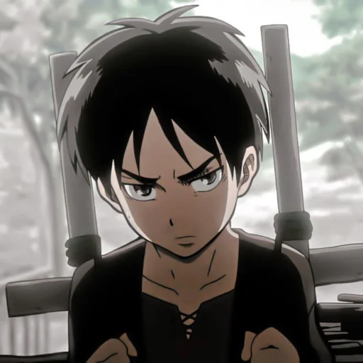 ⚔ Стикер «? eren jaeger» для Telegram