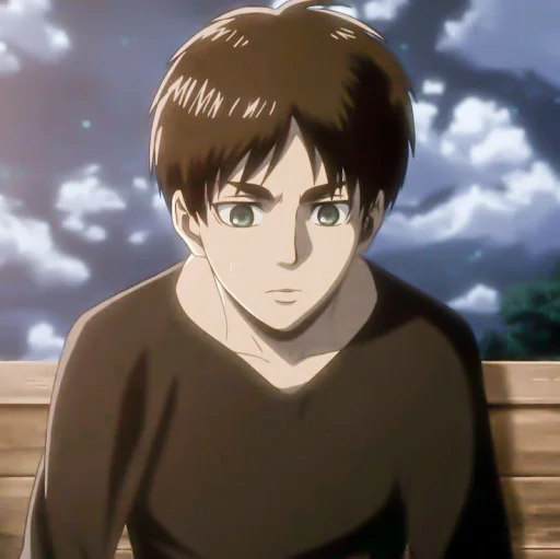 ⚔ Стикер «? eren jaeger» для Telegram