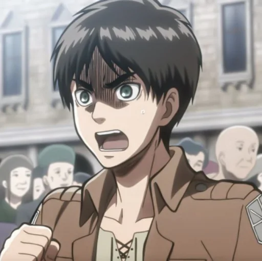 ⚔ Стикер «? eren jaeger» для Telegram