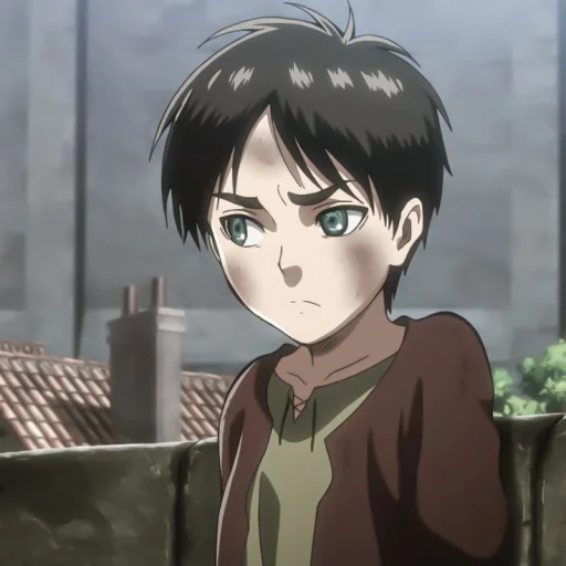 ⚔ Стикер «? eren jaeger» для Telegram