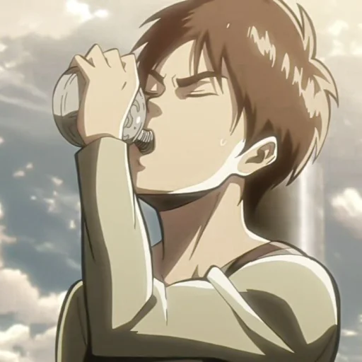 ⚔ Стикер «? eren jaeger» для Telegram
