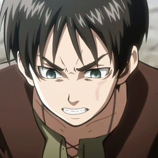 ⚔ Стикер «? eren jaeger» для Telegram