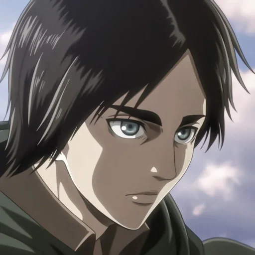 ⚔ Стикер «? eren jaeger» для Telegram