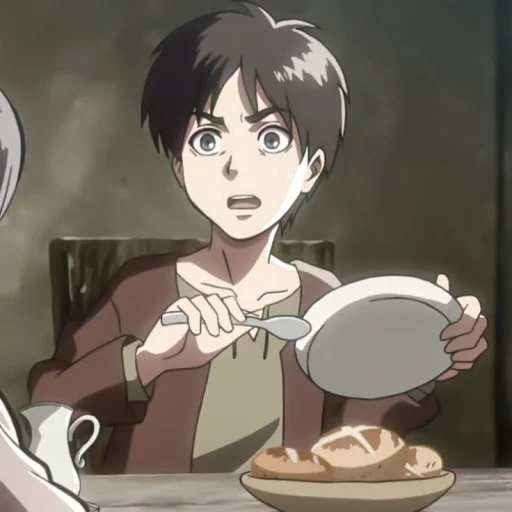 ⚔ Стикер «? eren jaeger» для Telegram
