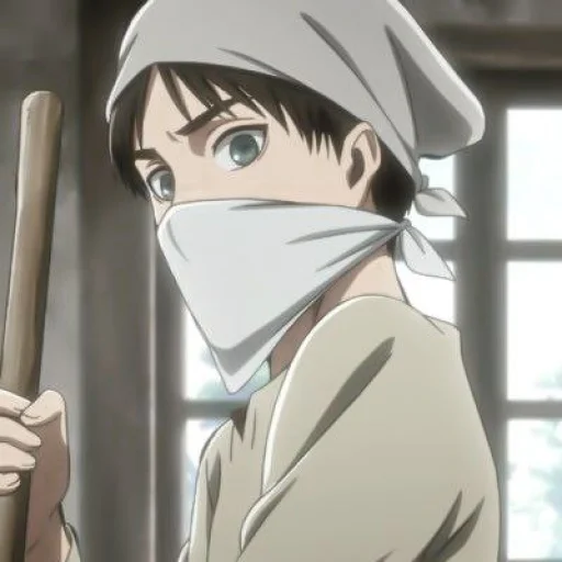 ⚔ Стикер «? eren jaeger» для Telegram