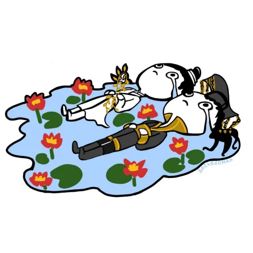 🍋 Стикер «Tian Guan Ci Fu» для Telegram