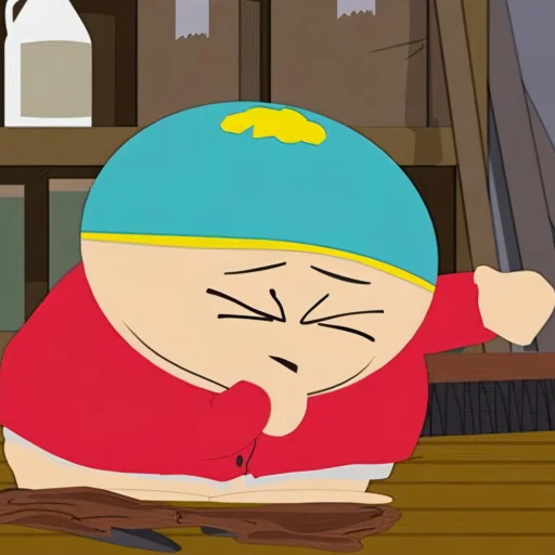 😫 Стикер «South Park Eric Cartman» для Telegram