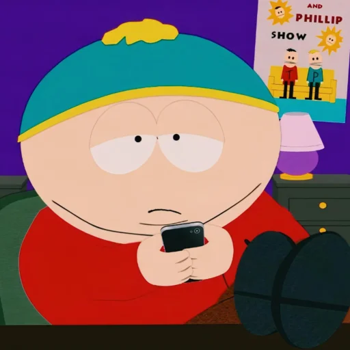 📞 Стикер «South Park Eric Cartman» для Telegram
