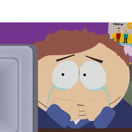 😭 Стикер «South Park Eric Cartman» для Telegram
