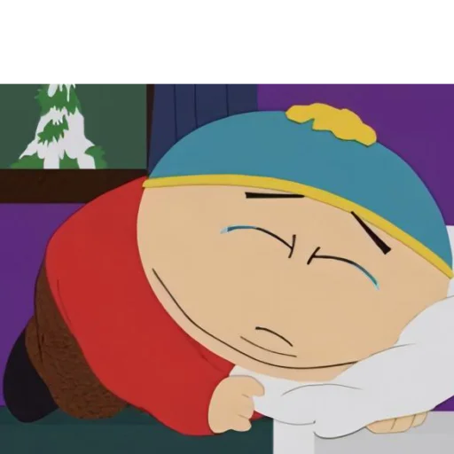 😭 Стикер «South Park Eric Cartman» для Telegram