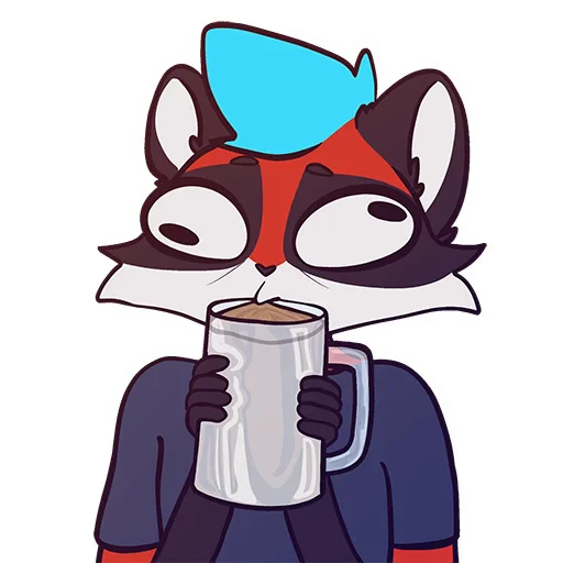 ☕️ Стикер «EricMyval» для Telegram
