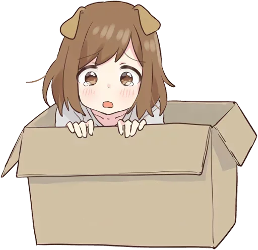 😭 Стикер «dog girl» для Telegram