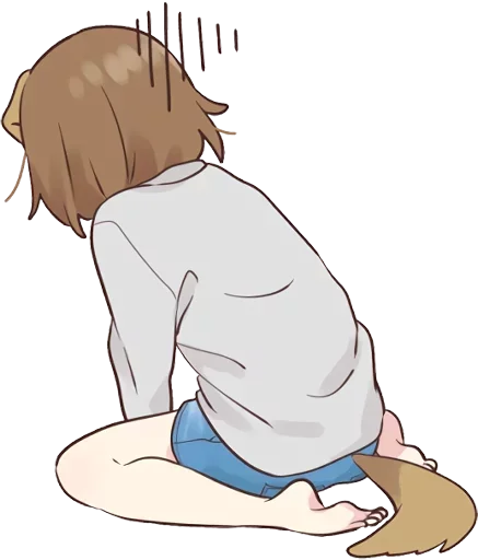 😣 Стикер «dog girl» для Telegram
